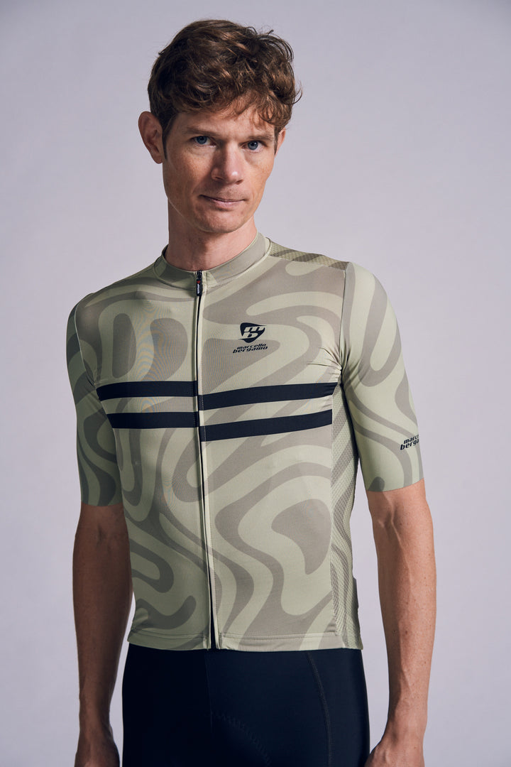 GIAU KORT TRIKOT - GREEN WAVES