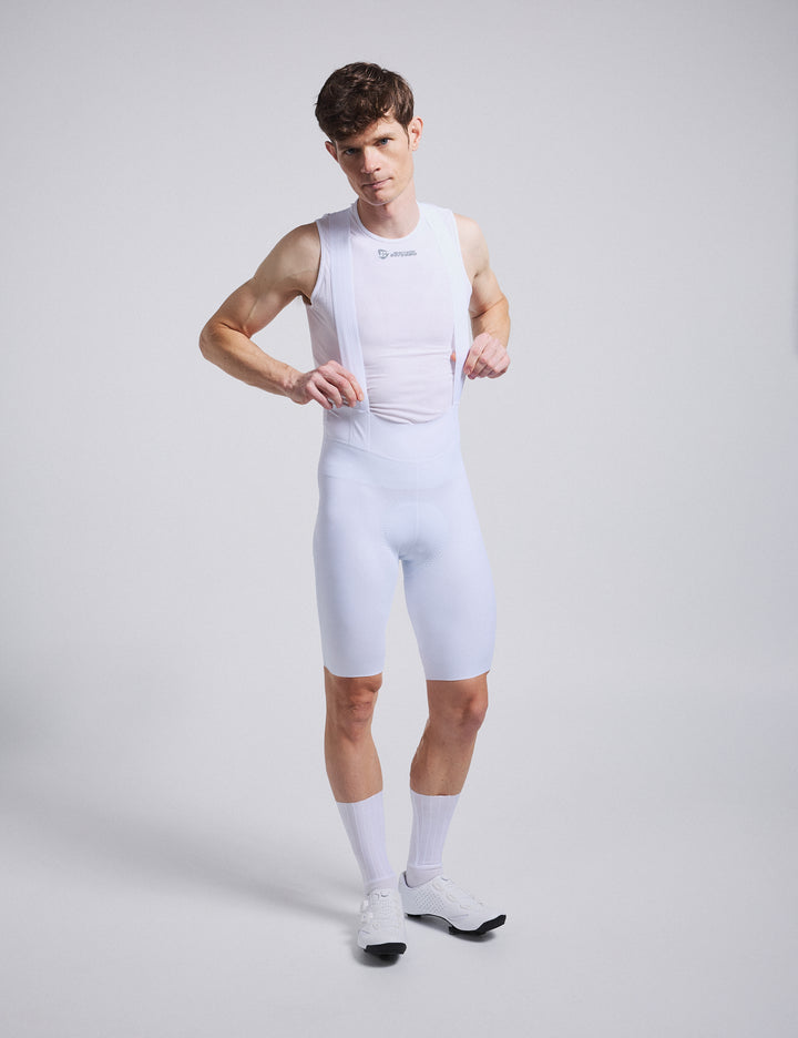 MINIMAL TECH BIBSHORTS - WHITE