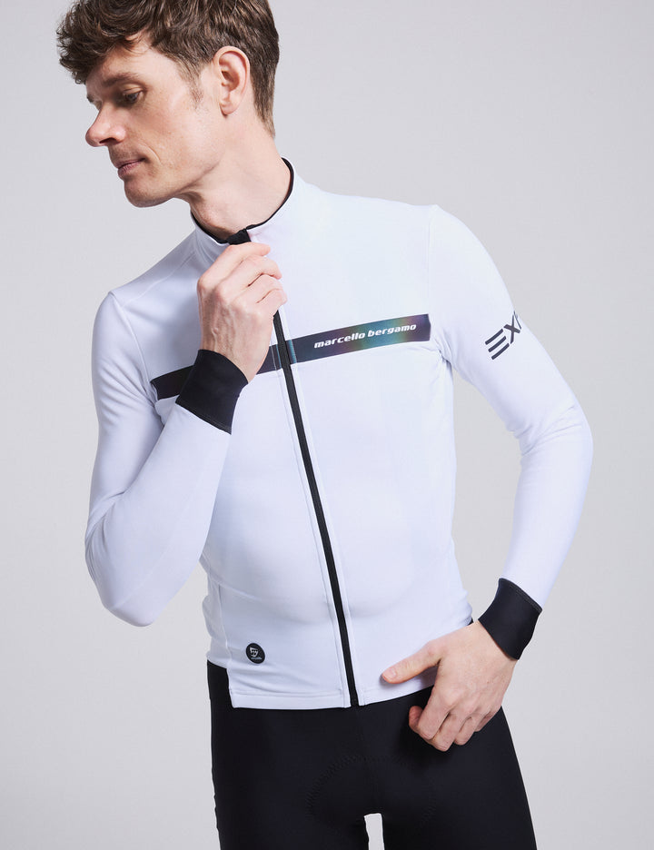 EXPERIENCE LANG FLEECE TRIKOT - WHITE