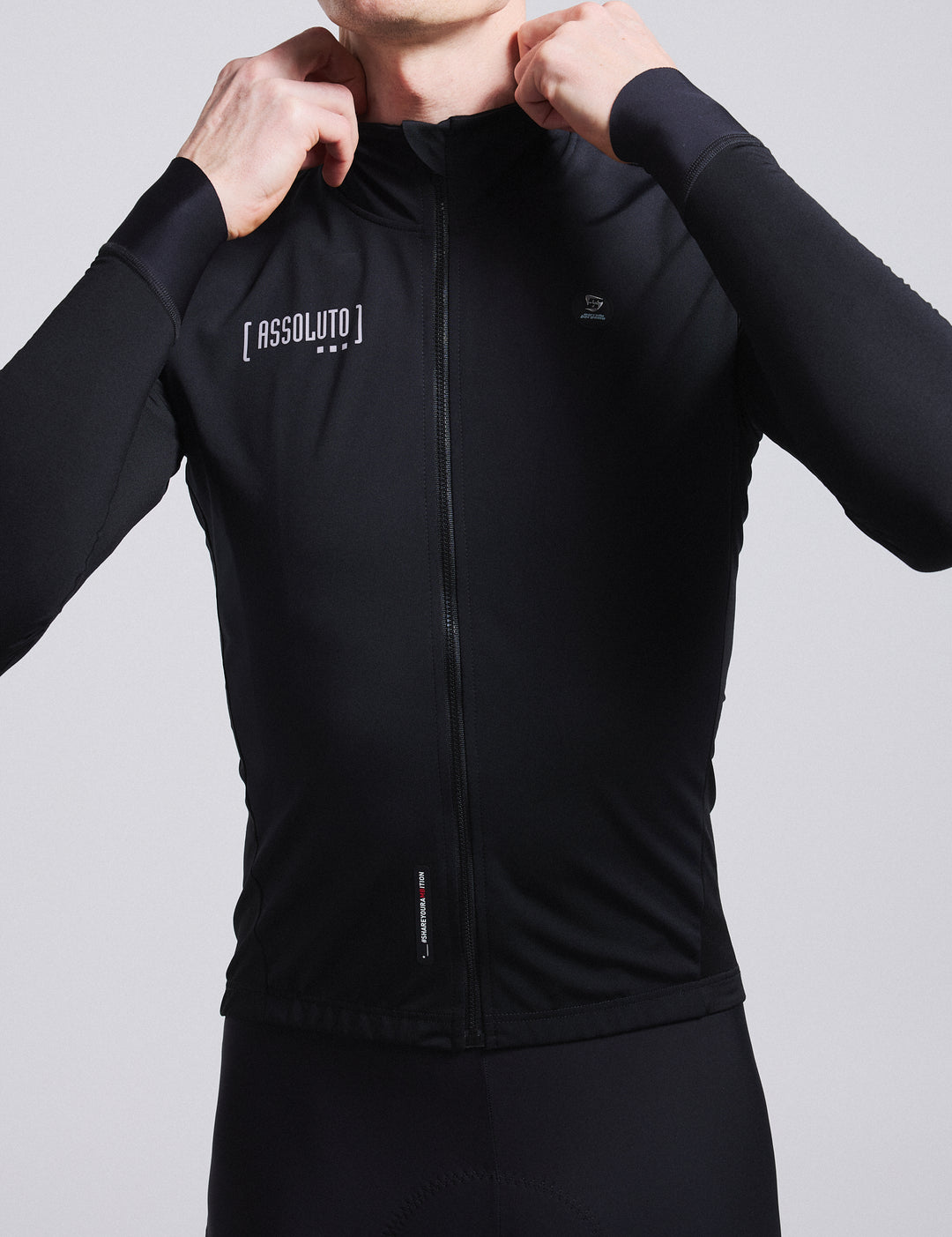 ASSOLUTO WINDSTOPPER TRIKOT - BLACK