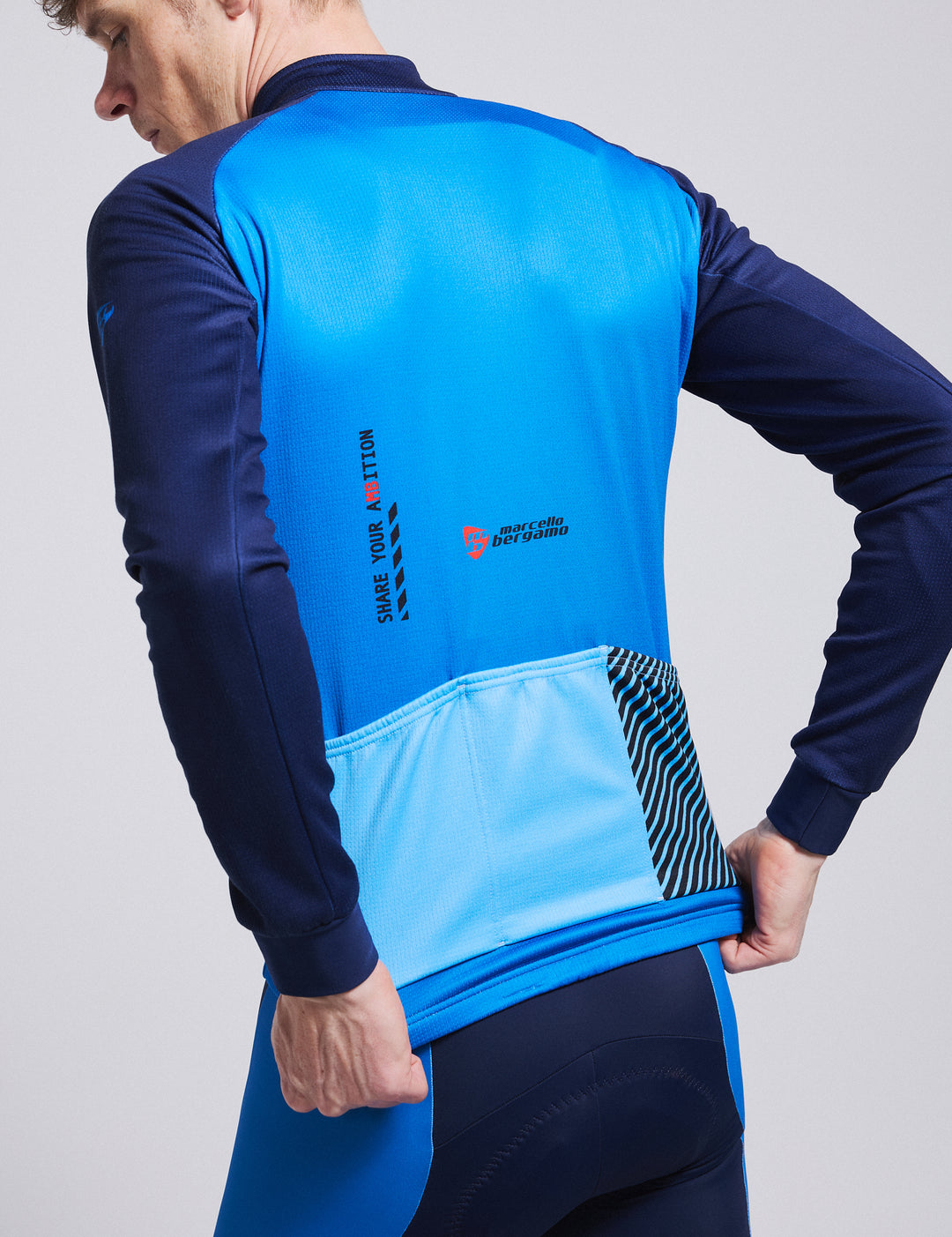 LANG TRIKOT M. FULD SKJULT LYNLÅS - RACE 3.0