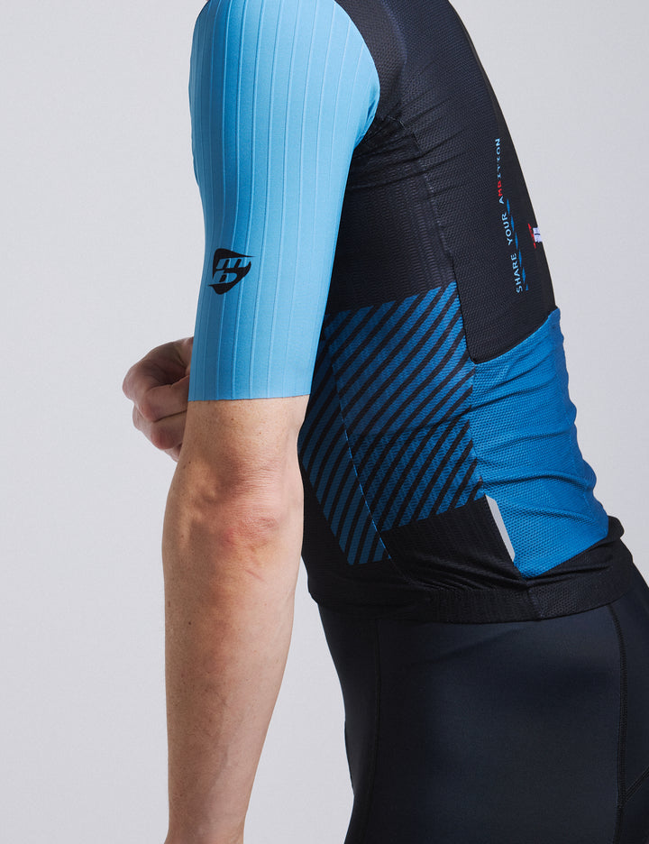 AERO TRIKOT M. SYNLIG LYNLÅS & FLAT-LOCK - SPORTIVO AERO