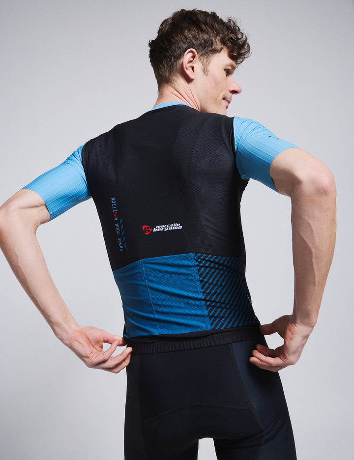 AERO TRIKOT M. SYNLIG LYNLÅS & FLAT-LOCK - SPORTIVO AERO