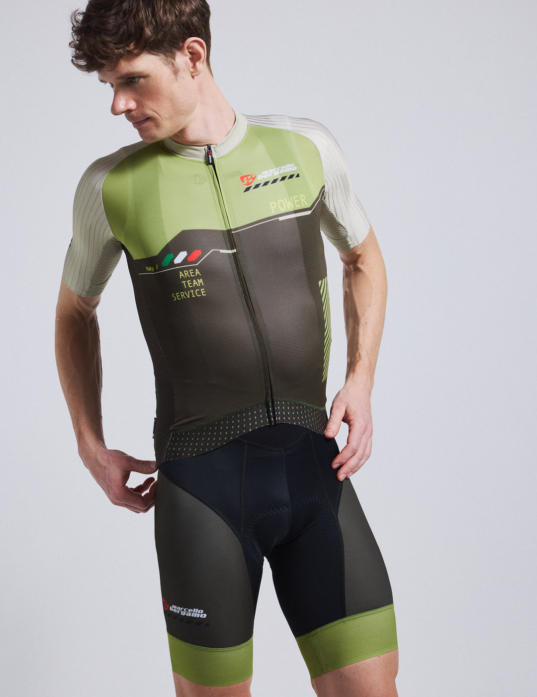 TRIKOT M. SYNLIG LYNLÅS & FLAT-LOCK - POWER