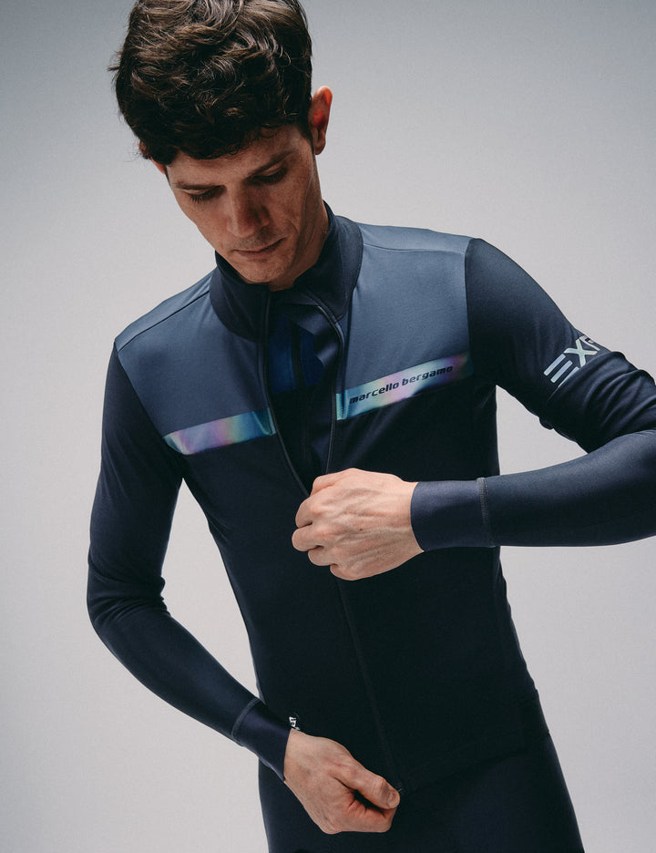 EXPERIENCE LANG FLEECE TRIKOT - BLACK