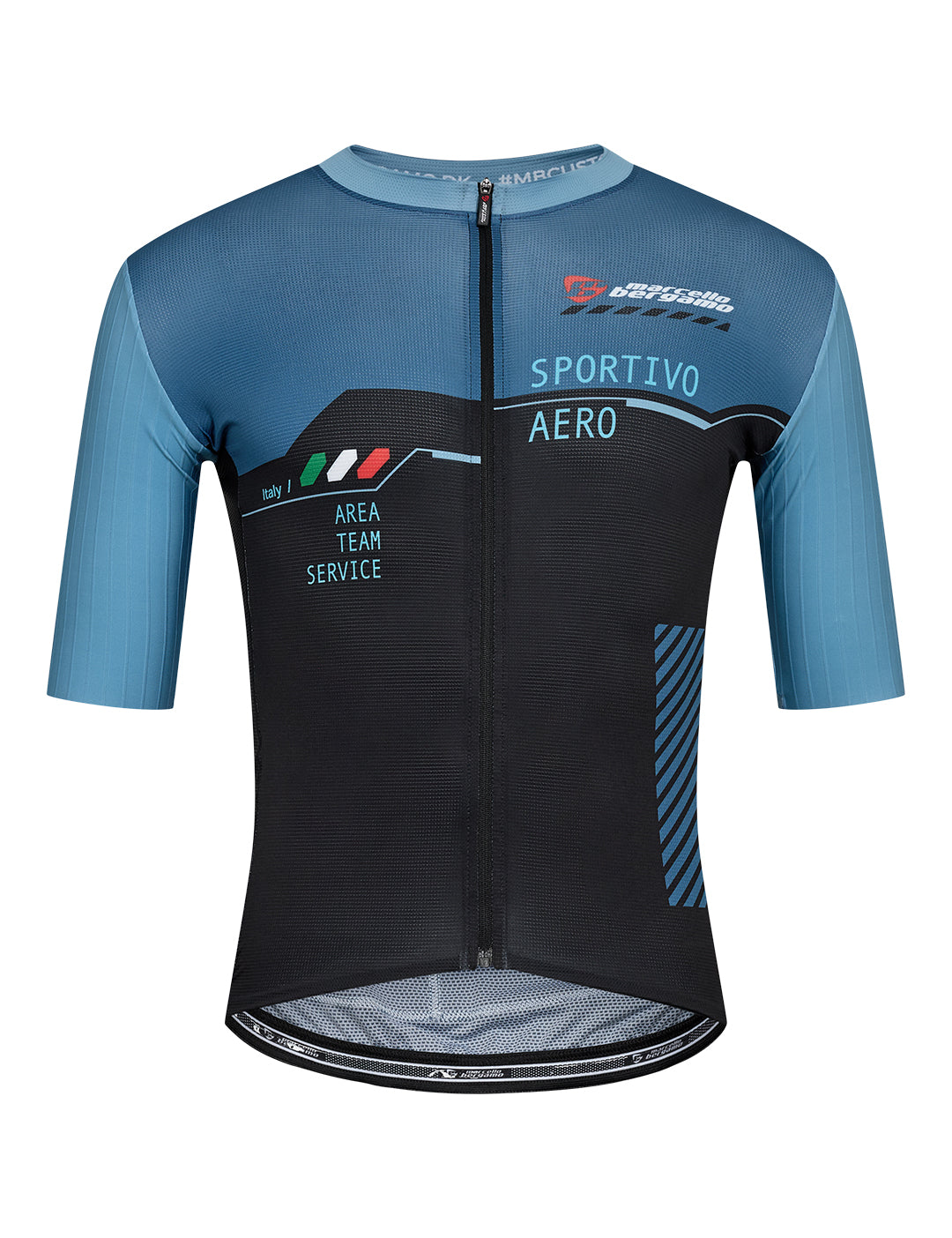 AERO TRIKOT M. SYNLIG LYNLÅS & FLAT-LOCK - SPORTIVO AERO