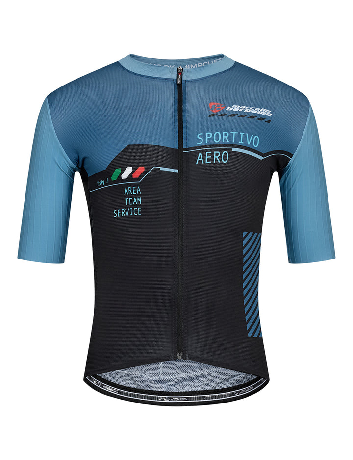 AERO TRIKOT M. SYNLIG LYNLÅS & FLAT-LOCK - SPORTIVO AERO