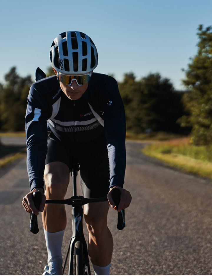 STELVIO LANG FLEECE TRIKOT - NAVY