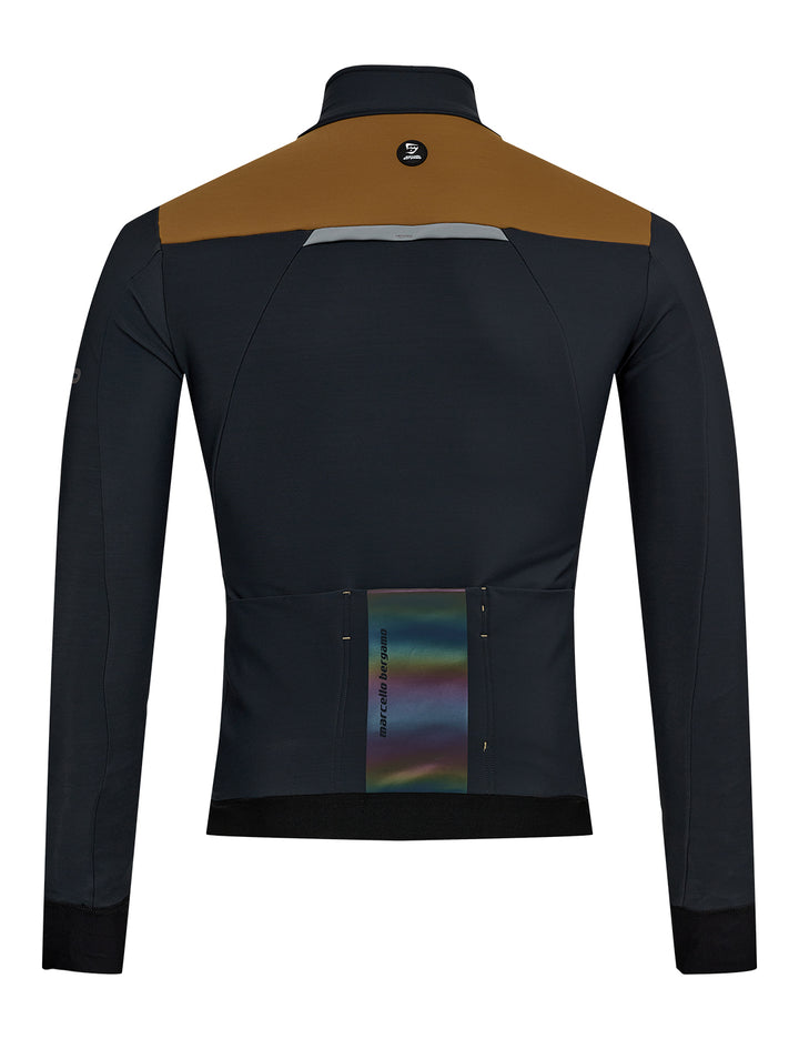 EXPERIENCE LANG FLEECE TRIKOT - GREY/BROWN