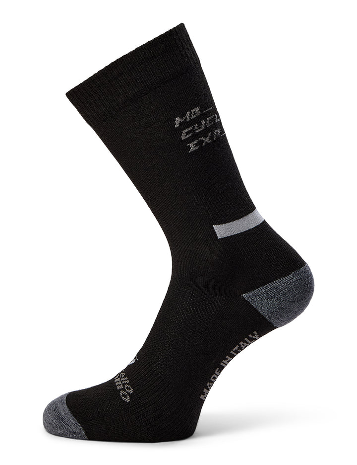 MB EXPERIENCE MERINO STRØMPER - BLACK