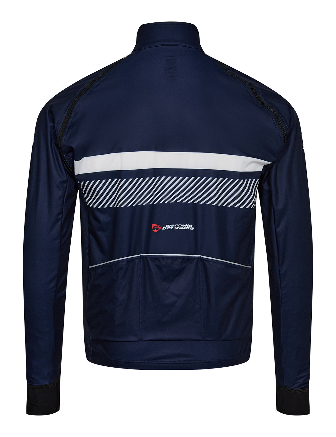 STELVIO VIND/REGNJAKKE M. AFT. ÆRMER - NAVY