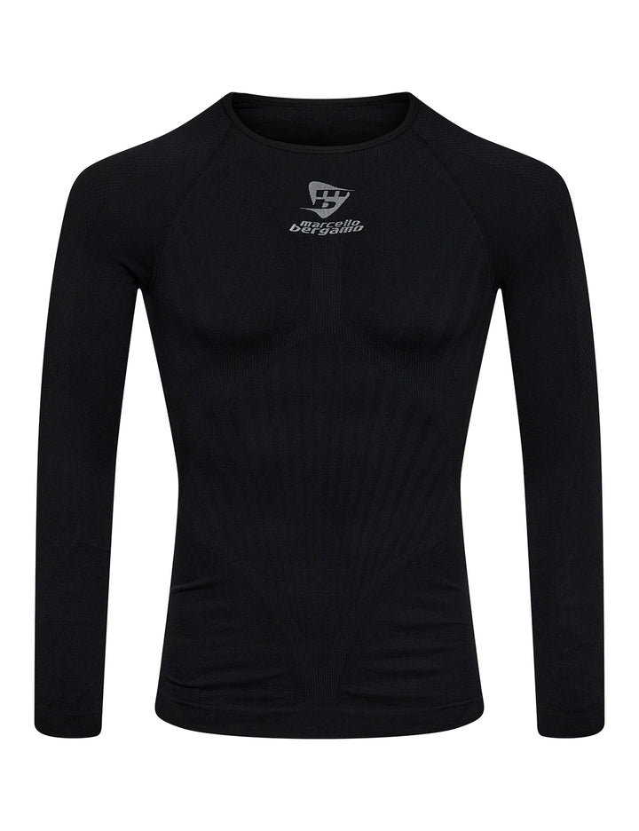 MB Q-SKIN LS SVEDUNDERTRØJE - BLACK