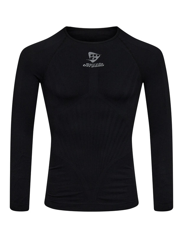 MB Q-SKIN LS SVEDUNDERTRØJE - BLACK