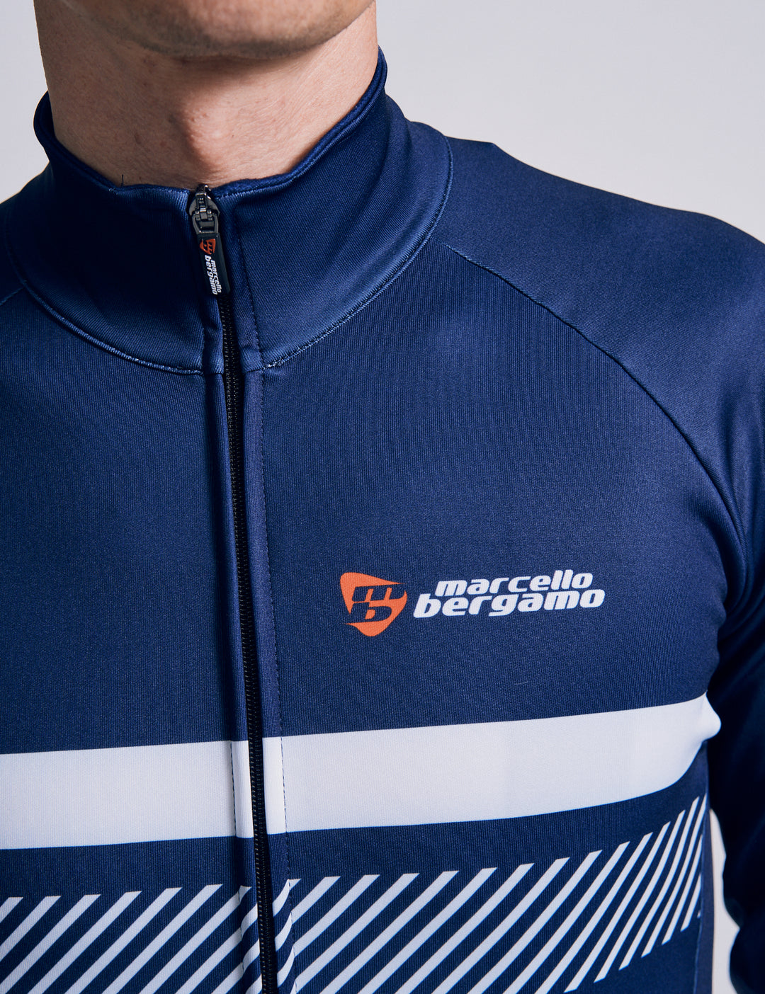 STELVIO LANG FLEECE TRIKOT - NAVY