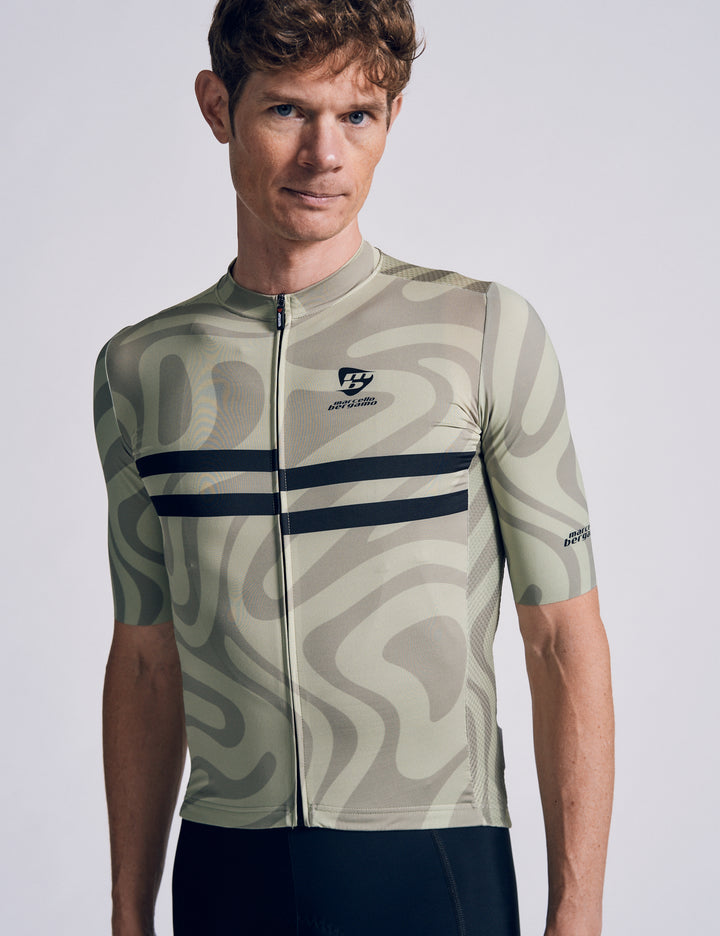 GIAU KORT TRIKOT - GREEN WAVES