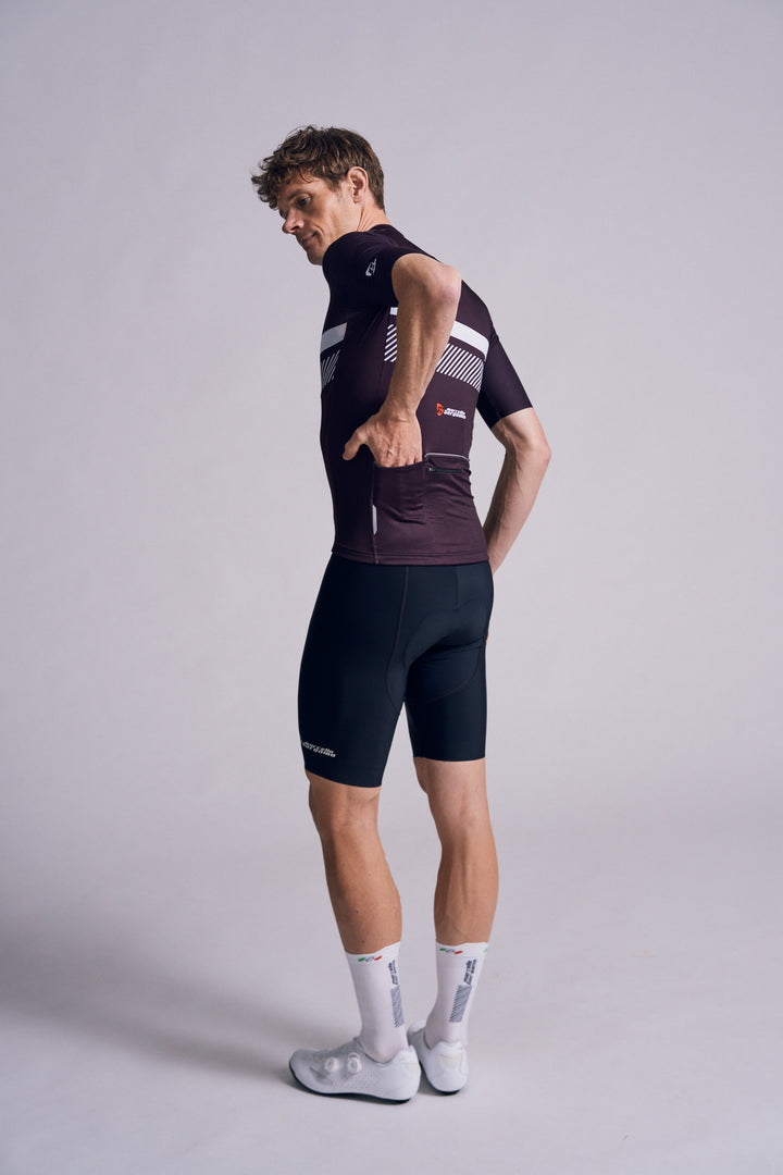 STELVIO KORT TRIKOT - BORDEAUX