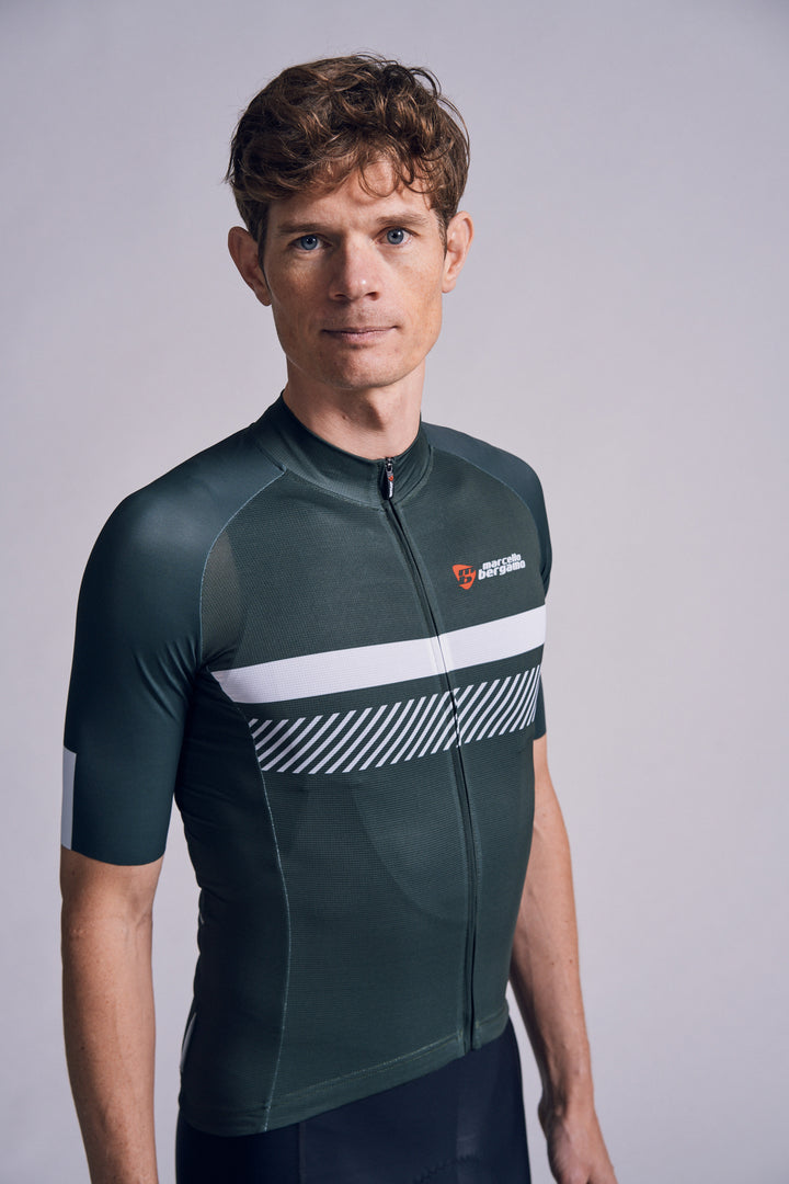 STELVIO KORT TRIKOT - RACING GREEN