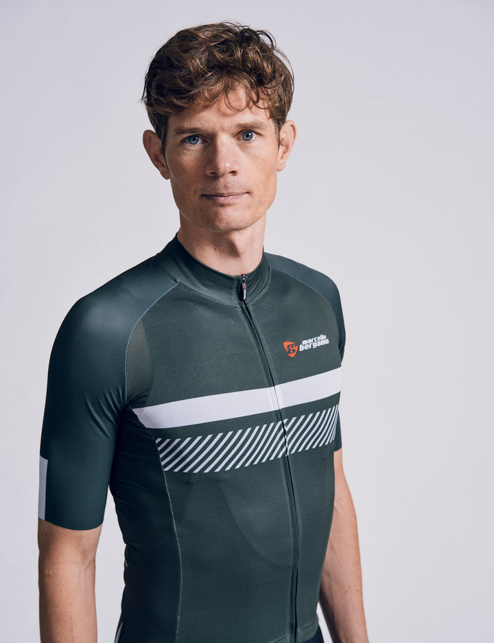 STELVIO KORT TRIKOT - RACING GREEN