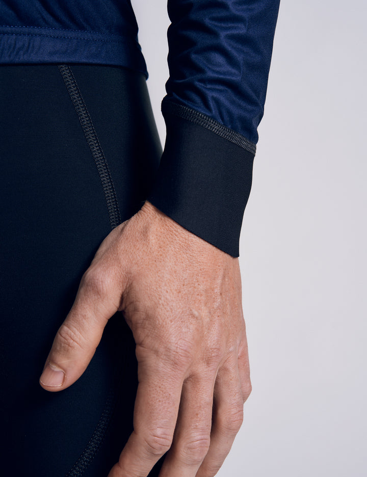 STELVIO VIND/REGNJAKKE M. AFT. ÆRMER - NAVY