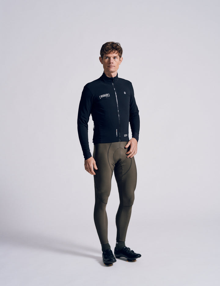 SPORTIVO SUPER ROUBAIX LONG TIGHTS M. PUDE - MOSS GREEN