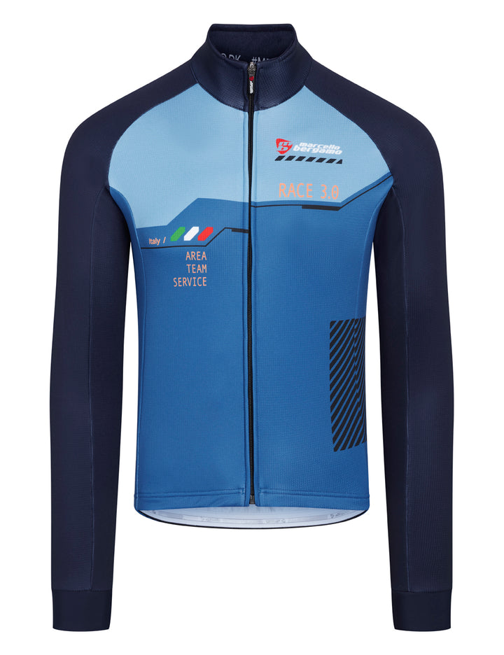 LANG TRIKOT M. FULD SKJULT LYNLÅS - RACE 3.0