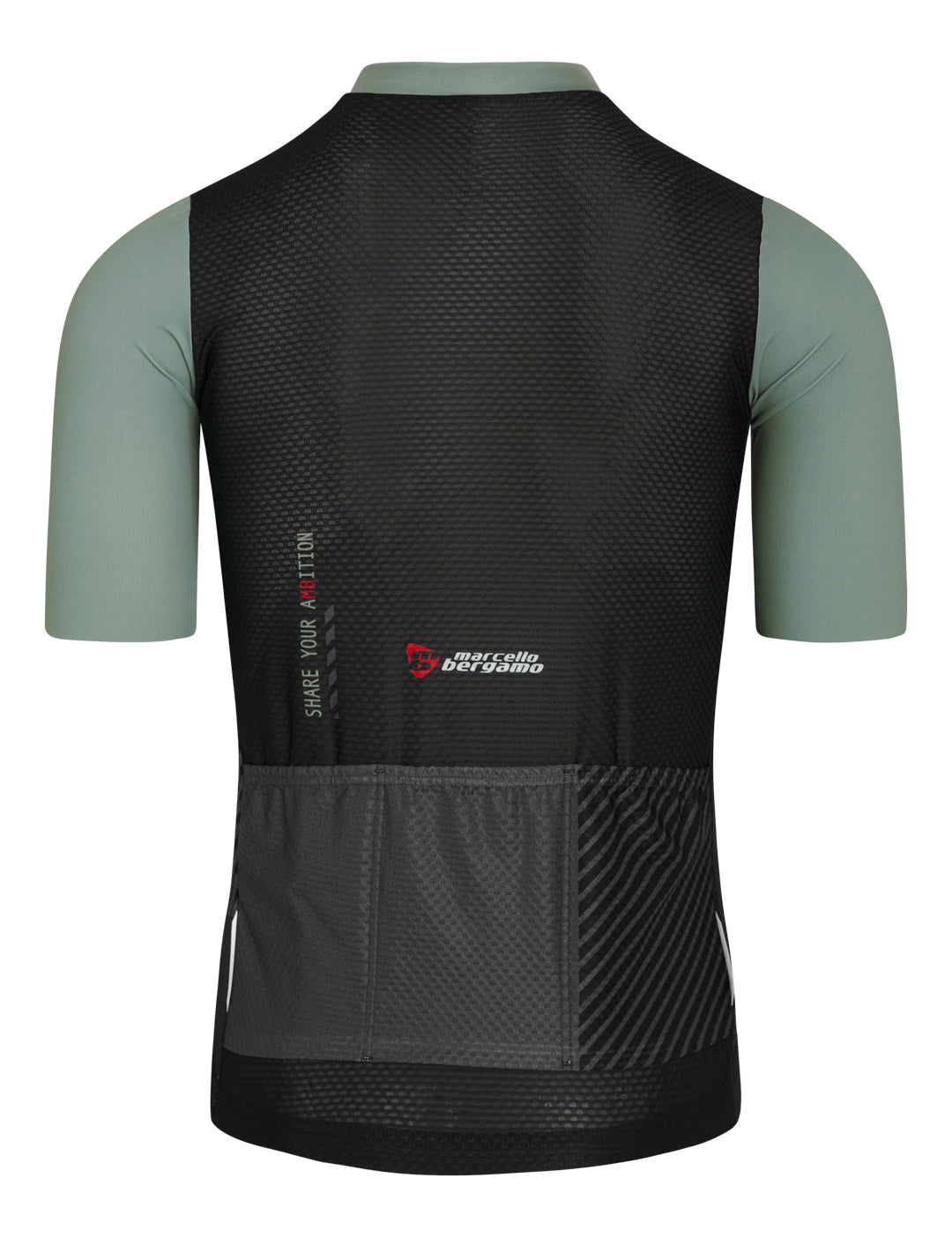 KORT TRIKOT M. FULD SKJULT LYNLÅS & FLAT-LOCK - SPORTIVO 3.0