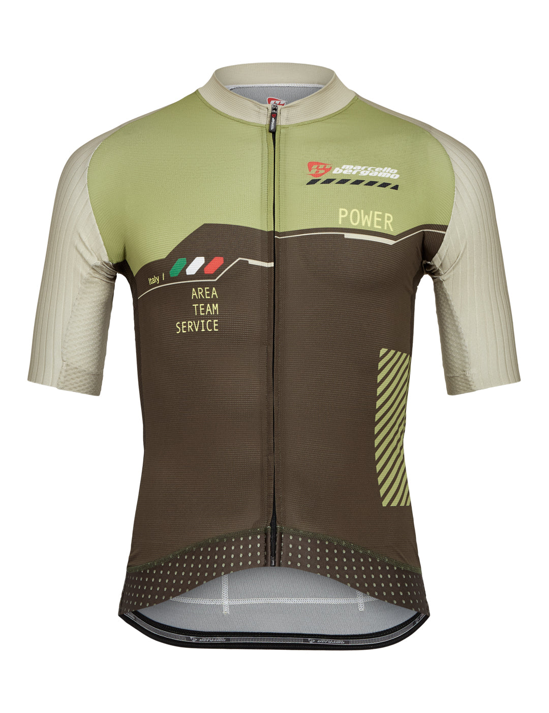 TRIKOT M. SYNLIG LYNLÅS & FLAT-LOCK - POWER