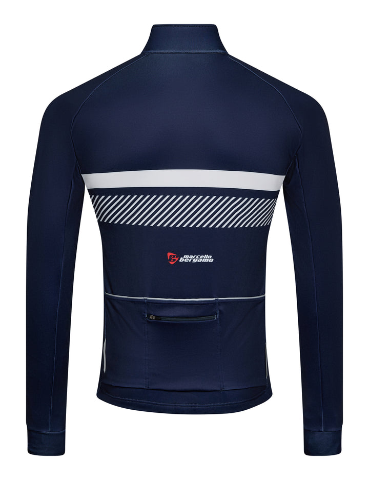 STELVIO LANG FLEECE TRIKOT - NAVY