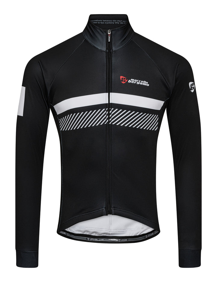 STELVIO LANG FLEECE TRIKOT - BLACK